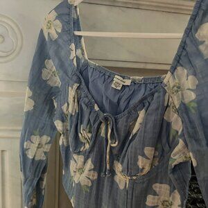 American Eagle Floral Blouse